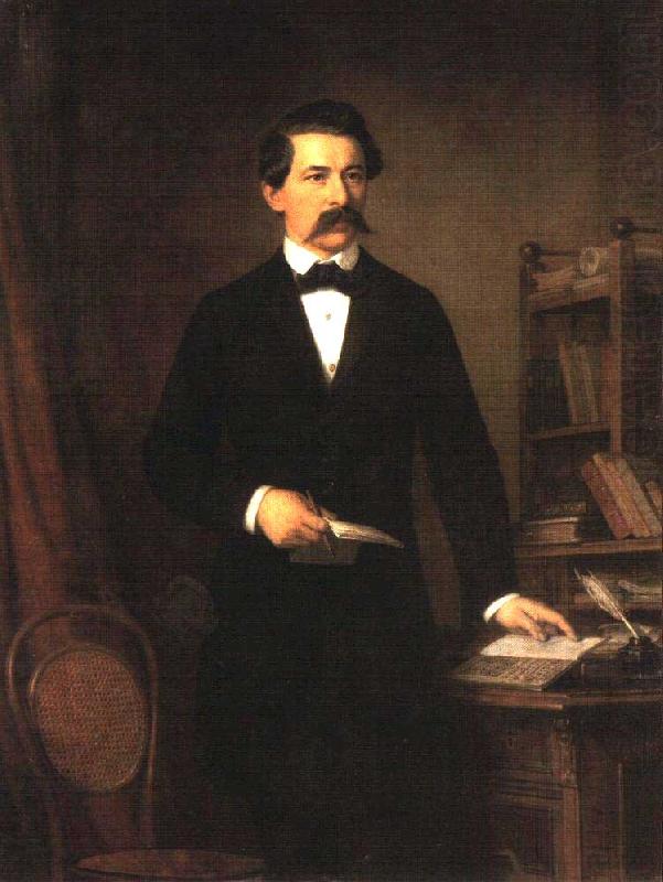 Portrait of Janos Arany, Miklos Barabas